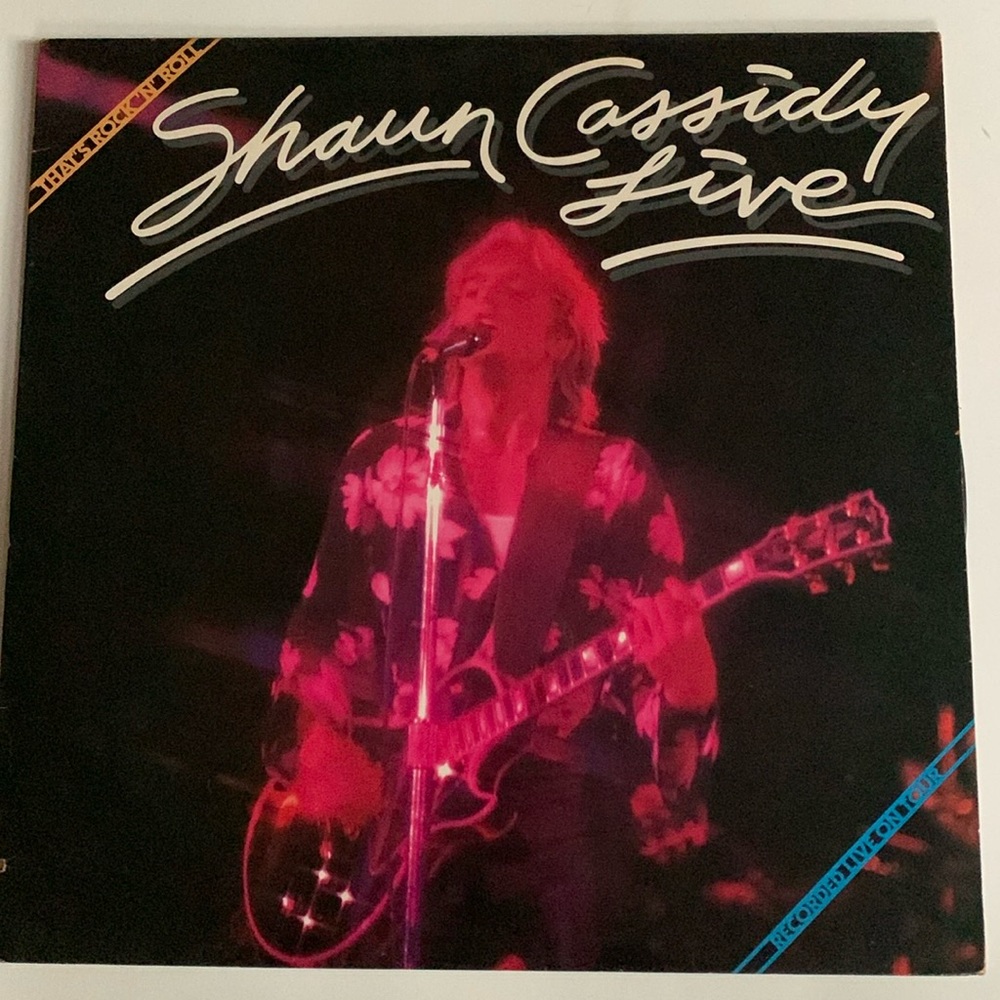 Record | Shaun Cassidy Live | Recorded Live on Tour | 1979 | Warner Bros